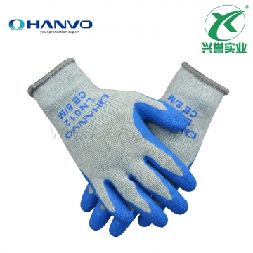 恒辉 LN012 乳胶耐磨劳保手套