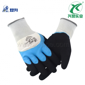 登升 #179 乳胶发泡手掌劳保手套