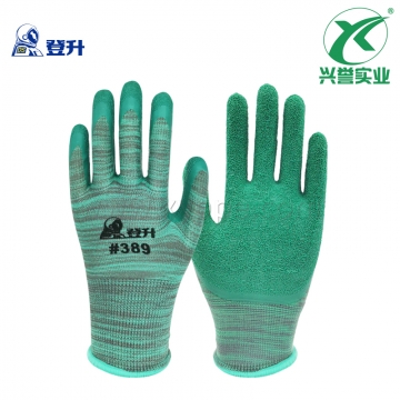 登升 #389 尼龙皱纹劳保手套