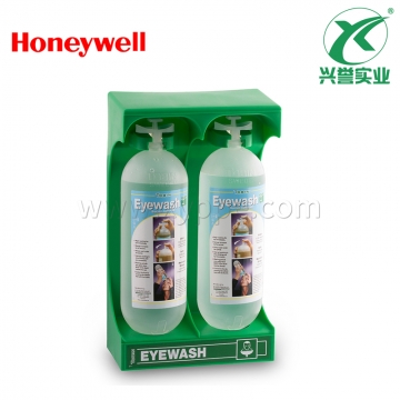 霍尼韦尔 231 Tobin瓶装洗眼器 塑料支架套装 磷酸盐缓洗眼液 2*1000ml