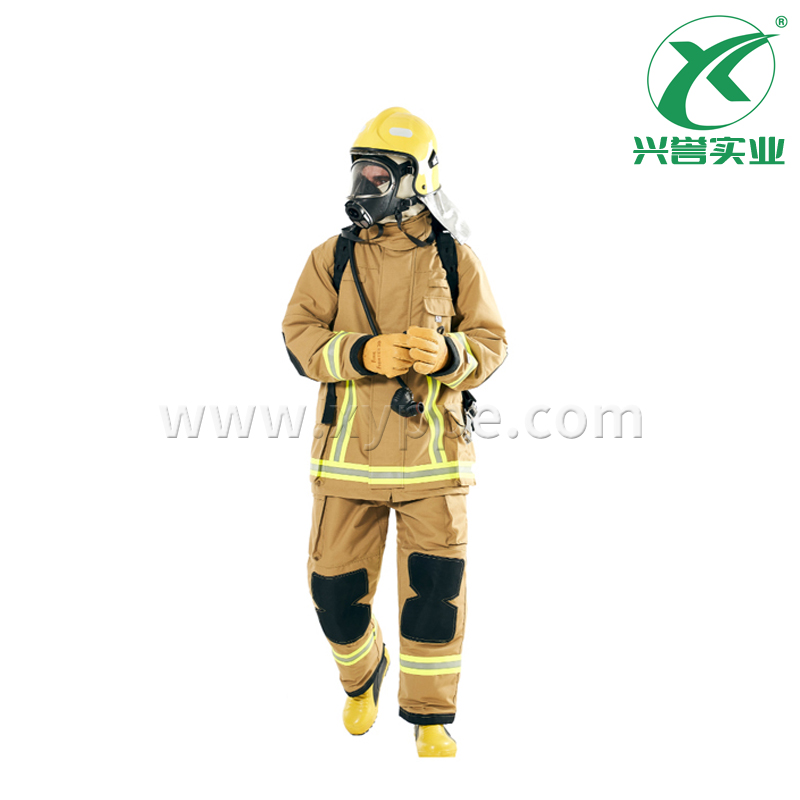 欧标消防战斗服 HW-XF-A002 阻燃 耐磨 芳纶面料 防油防水