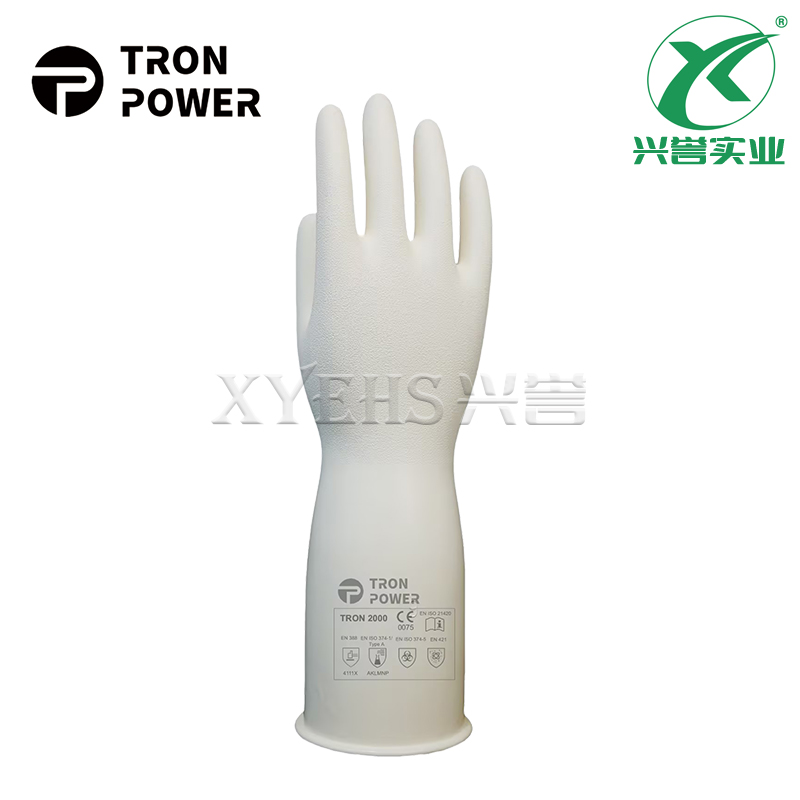 TORN POWER TRON 2000 Chemical CSM 高性能防化手套 粗糙表面