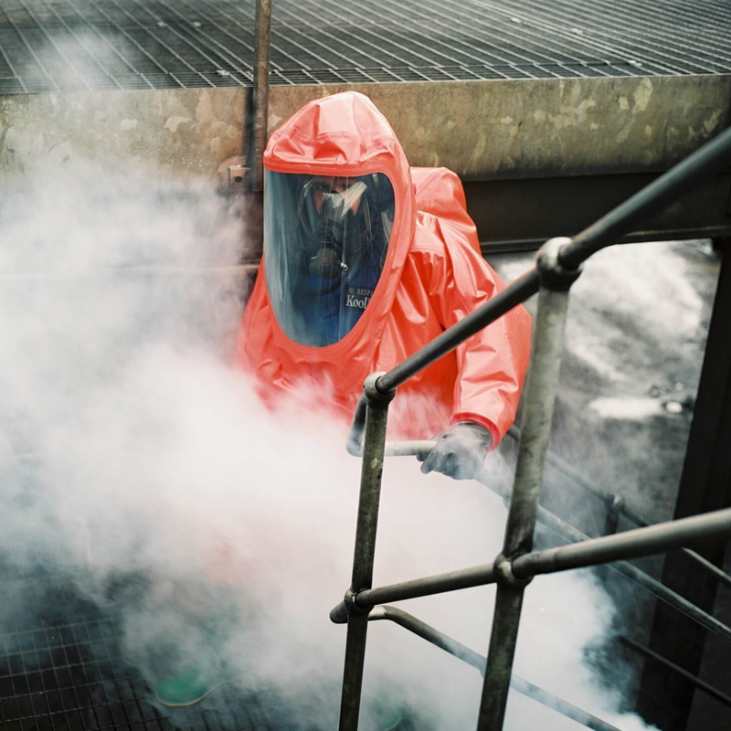 雷斯普斯 Respirex GTB ET 丁基橡胶防化服 呼吸器内置 重型气密性防护服