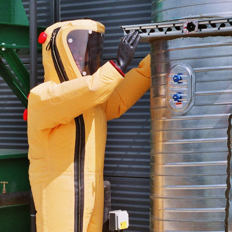 雷斯普斯 Respirex SIMPLAIR A.E 重型 储气罐防护套装 空气供给式 II 型“非气密”防护服