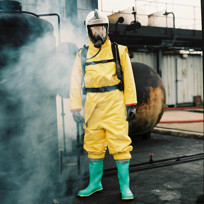 雷斯普斯 Respirex SC1 丁基橡胶 可重复使用防喷溅 液密防护服 