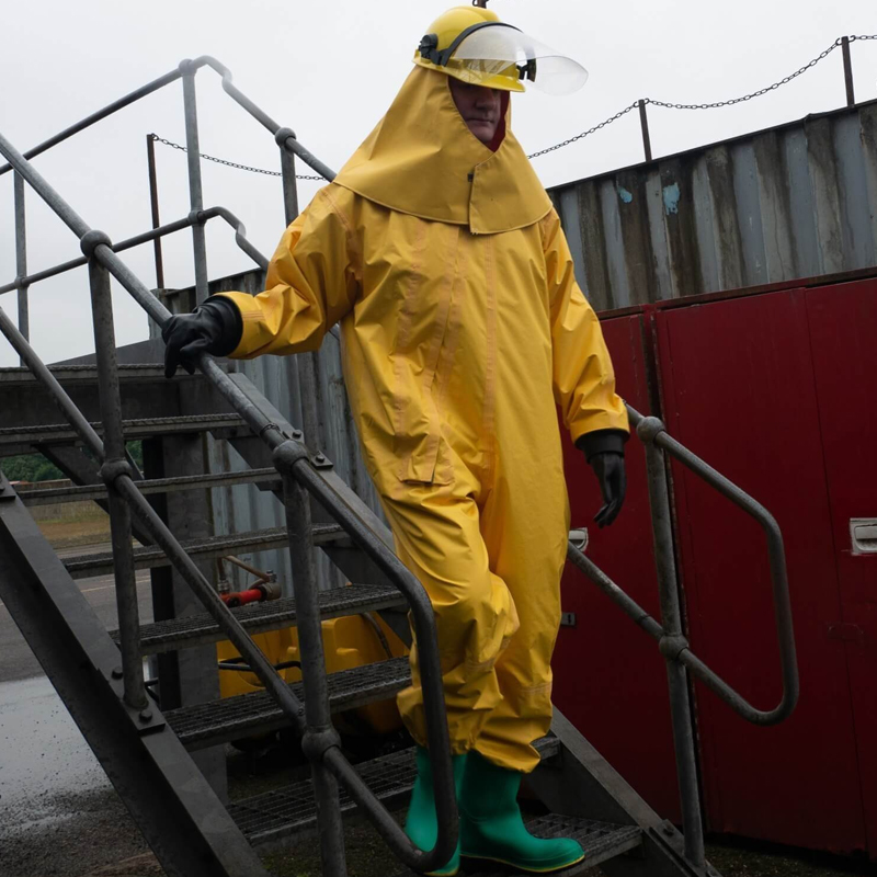 雷斯普斯 Respirex ONE-PIECE SUITS 丁基橡胶 可重复使用 连体 液密防护服